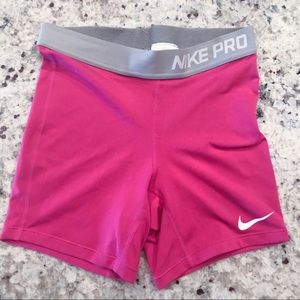 Nike Pink Biker Shorts